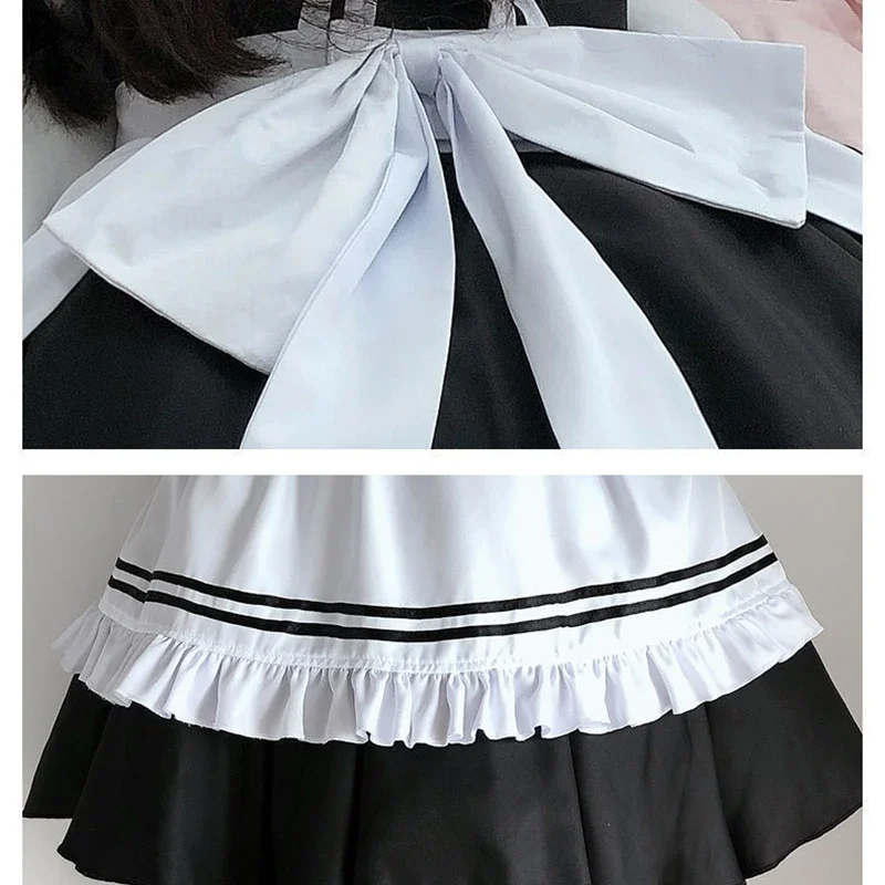 Lolita empregada fantasia cosplay para mulheres, vestido bonito, roupa linda, trajes diários, meninas japonesas, 2024