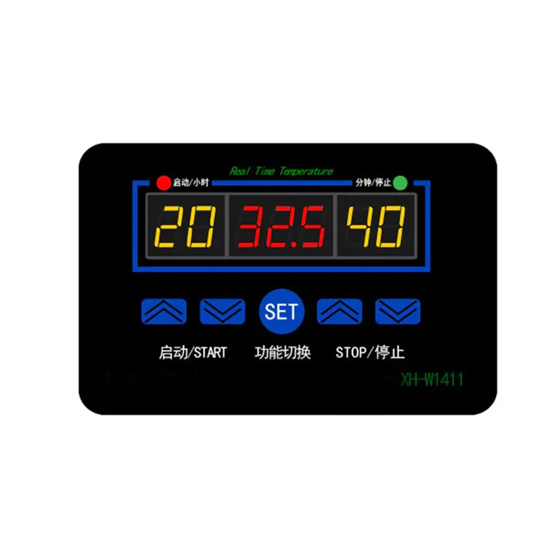 

XH-1411 W1411 AC 110V-220V digital display temperature controller multi-function temperature Thermostat Control switch DC 12V