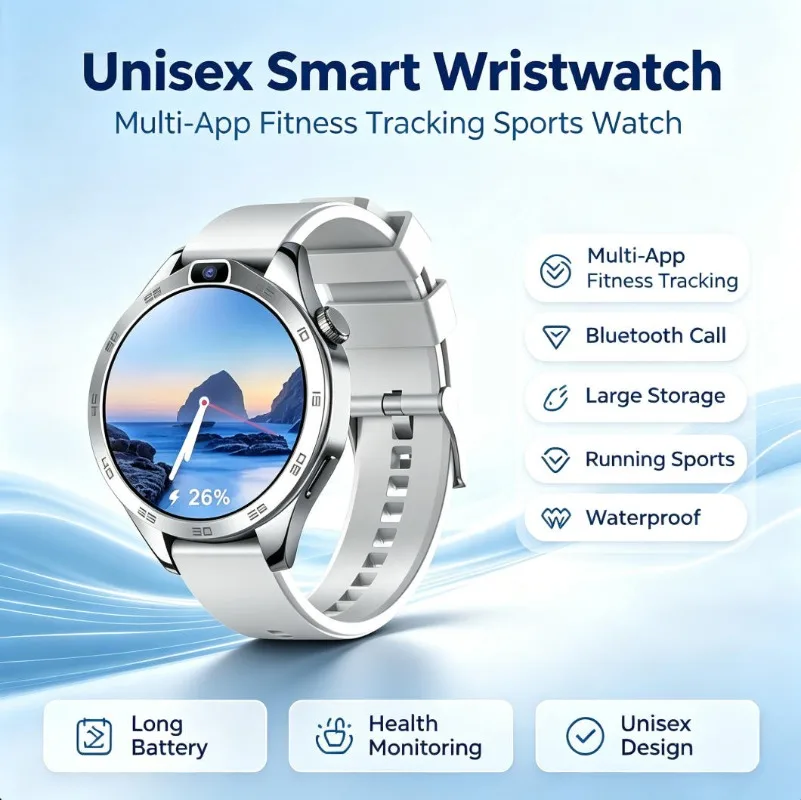 New X11 Smart Watch HD Screen GPS Tracker Bluetooth Call Waterproof Multifunctional Health Sports Wristwatch