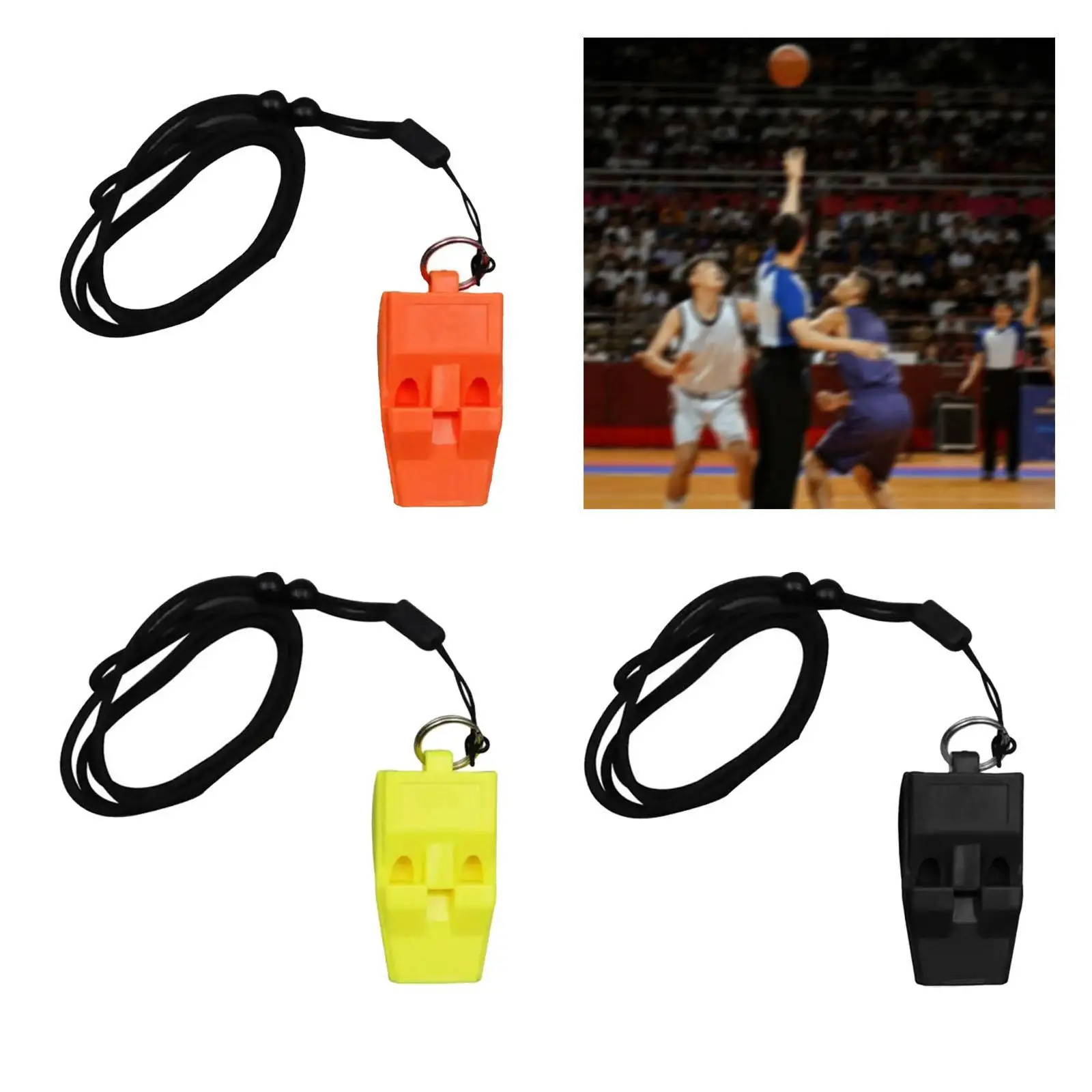 Sports Whistle Portable Emergency Whistle for Outdoor Football Basketball