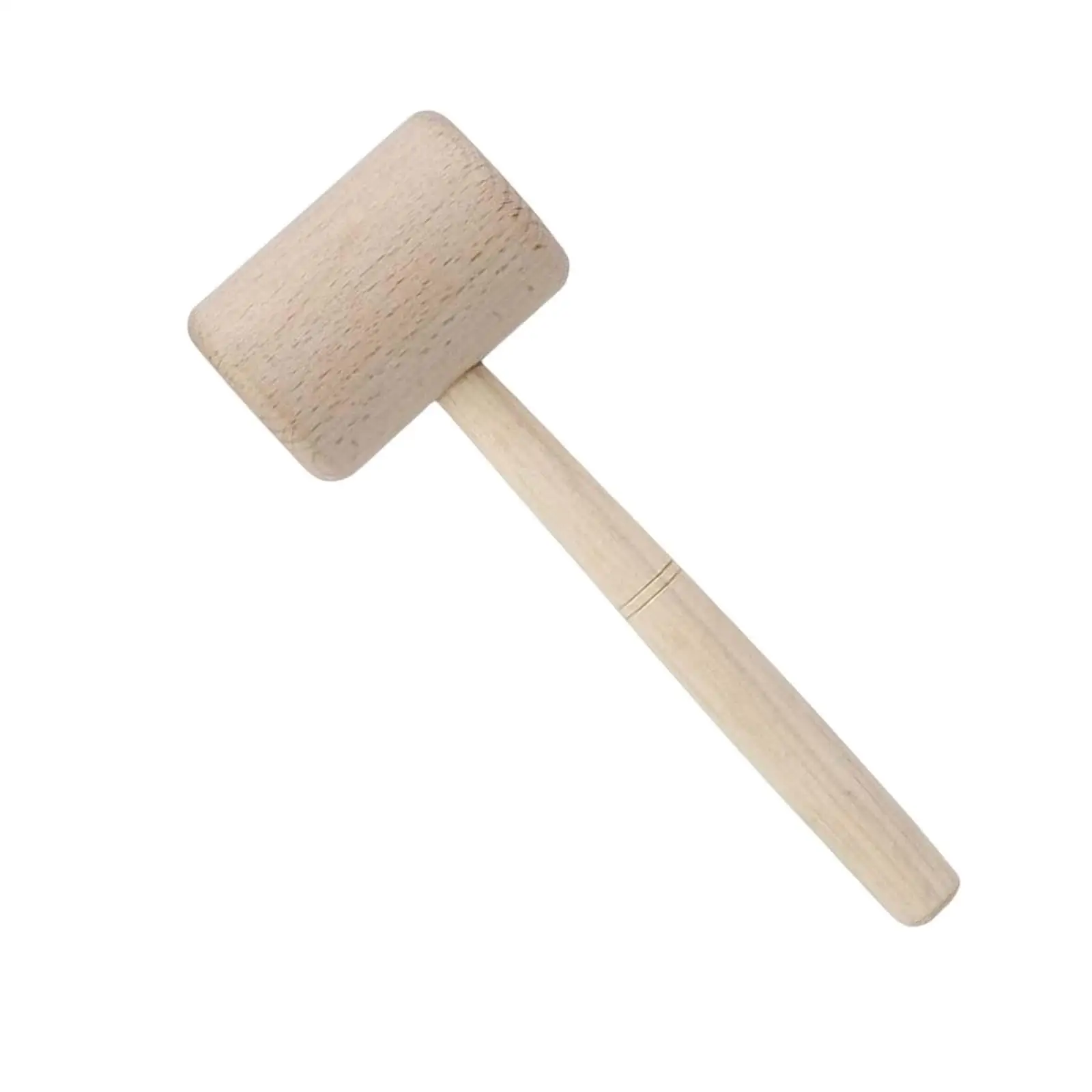 Beech Solid Wood Mallet Professional Woodworking Hammer Hand Hammer Accessory Vintage Wooden Mallet Wooden Hammer for Leather