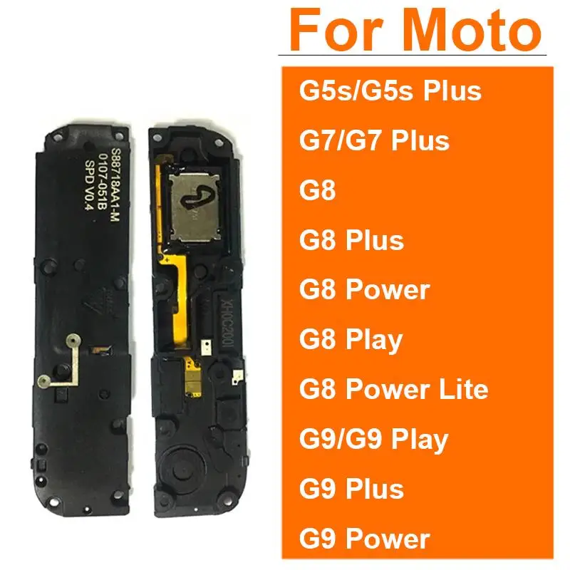 Loud Speaker Buzzer For Motorola Moto G5S G7 G8 G9 Plus G8 G9 Play G9 G8 Power Lite Loudspeaker Ringer Repair Parts