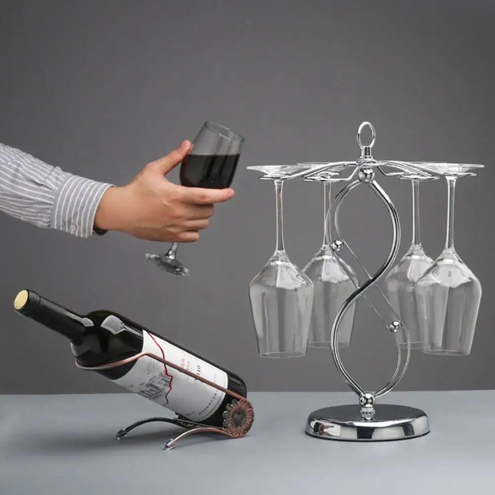 Keep Tidy Smooth Surface Simple Style Red Wine Goblet Cup Storage Holder Household Supplies