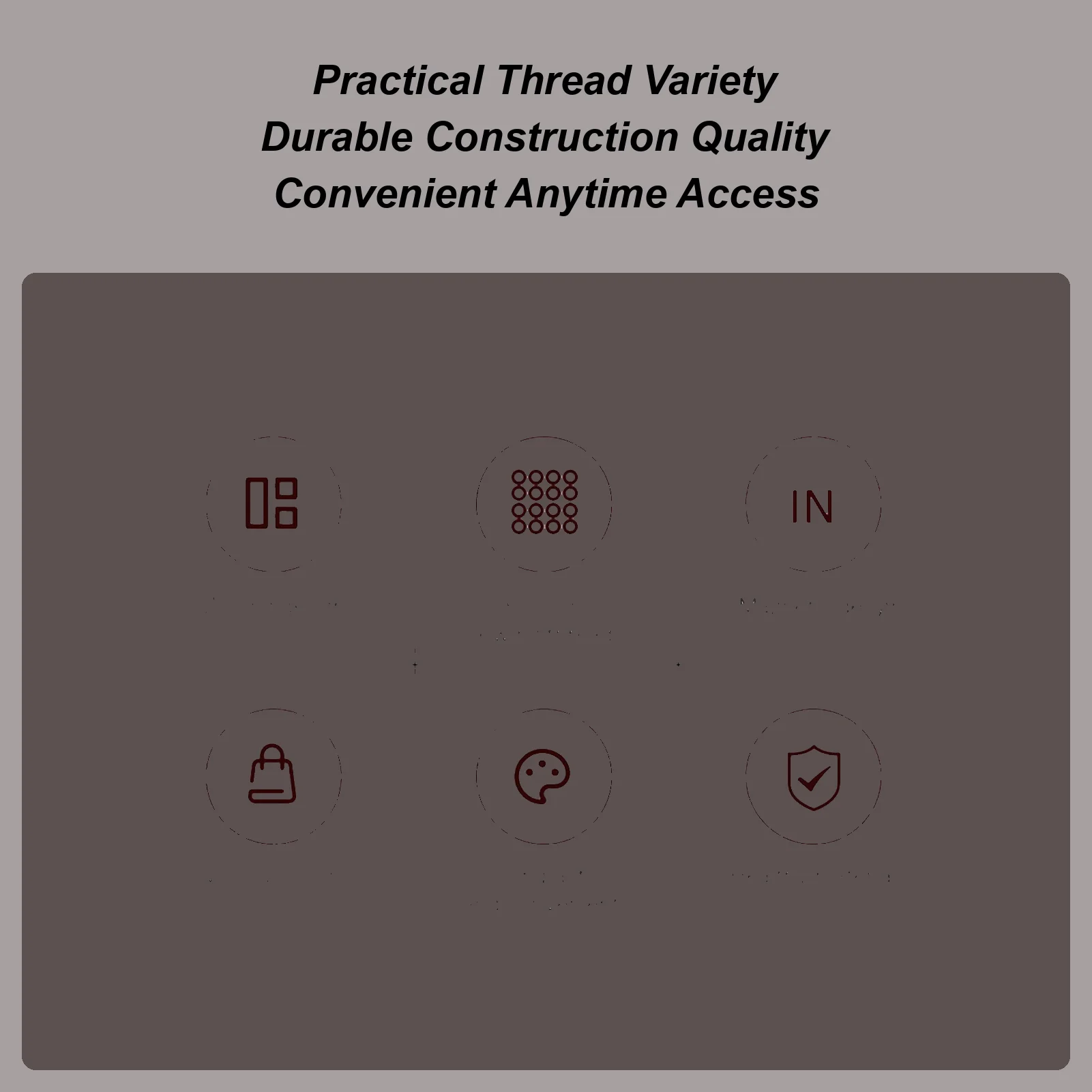 

Швейный набор, магнитный вращающийся многослойный портативный долговечный инструмент, набор для шитья для мужчин, женщин, семьи, друзей, мамы
