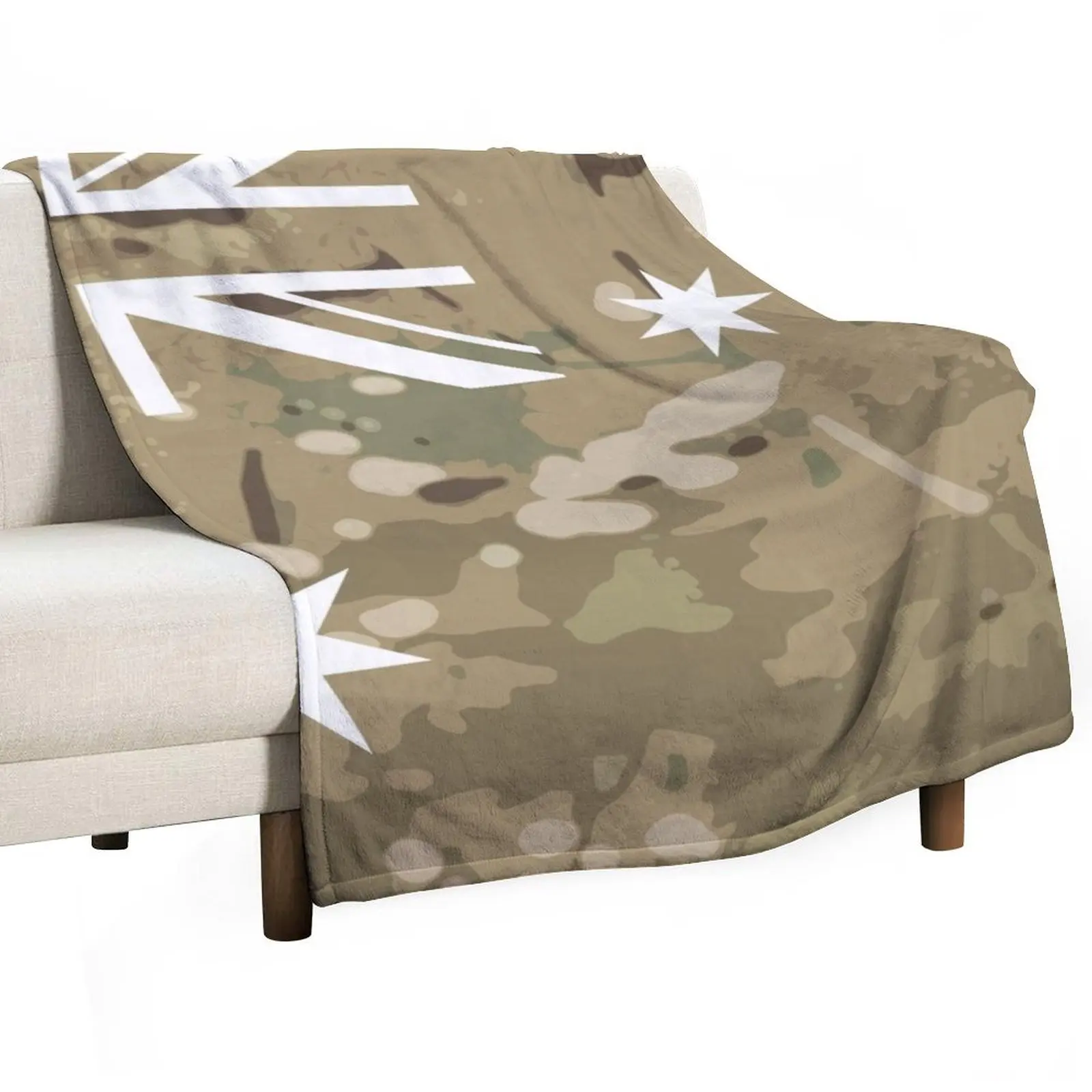 

Australian Multicam Throw Blanket bed plaid Furrys Summer Thins Blankets