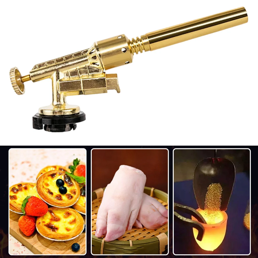 

1 Pcs Portable Butane Gas Torch High-Temperature Welding & Cooking Tool Handheld Heating Welding Accessories