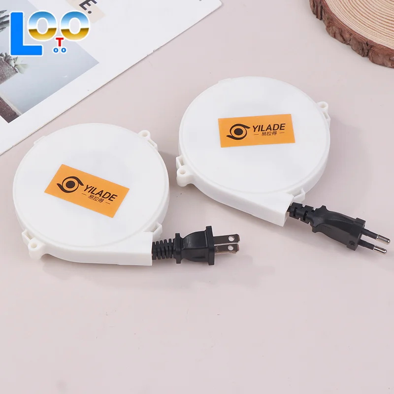 1 قطعة التلقائي قابل للسحب بكرة الطاقة كابل 220 فولت أسلاك التخييم بكرة الطاقة كابل الأكمام الولايات المتحدة الاتحاد الأوروبي التوصيل بكرة كابل 1.6 متر