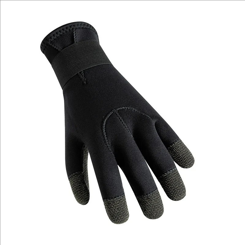 3/5mm Verdicken Kevlar Tauchen Handschuhe Kratzfest Fisch Jagd Warme Handschuhe Deep Dive Unterwasser Speerfischen Skifahren Handschuhe – Detail 16