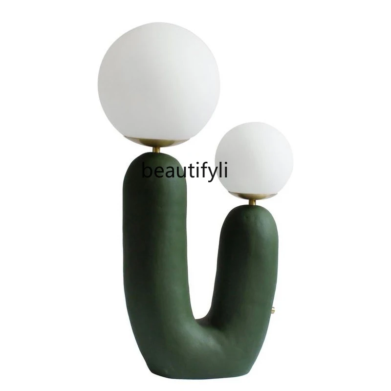 

Post-Modern Creative Cactus Artistic Living Room Table Lamp Bed Head Bedroom Designer Exhibition Hall Model Room Table Lamp