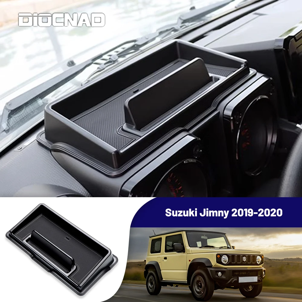 

For Suzuki Jimny 2019 2020 Car Interior Dashboard Storage Box Holder Center Consoles Organizer Phone Stander Bracket Tray