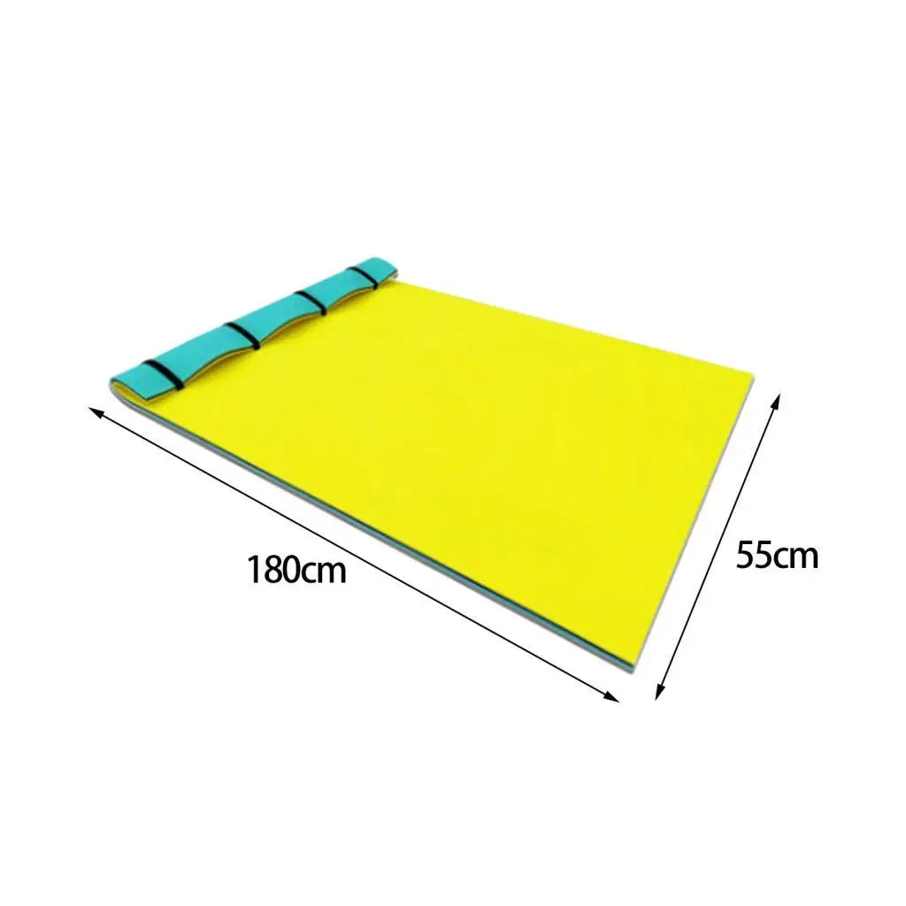 

Water Float Mat Float Mat Bed Blanket Comfortable 2 Layers Drifting Mattress Float Pad for Summer Sunbathing River Beach Pool