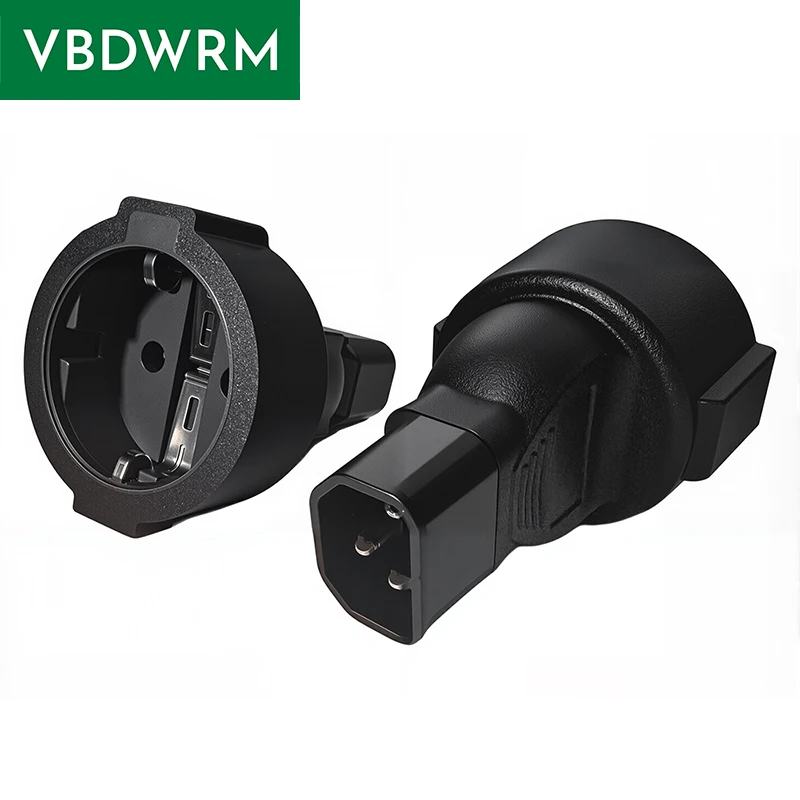 EU-Netzkabel-Stecker-Konverter, IEC 320, C14-Stecker auf Europa, Schuko-Buchse, Konverter-Adapter für USV-PDU-Netzteil
