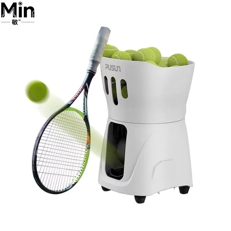 Portable Automatic Tennis Ball Pickleball Machine with Auto Return Function for Indoor Outdoor Sport Training