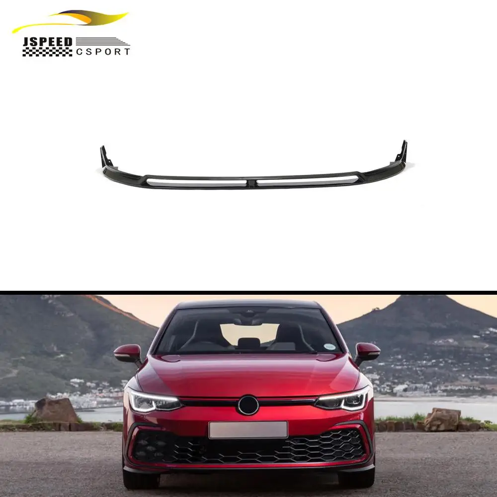 

Suitable for Carbon fiber MK8 front bumper lip, suitable Suitable for Volkswagen Golf GTI 2D 4-door 2021-2022