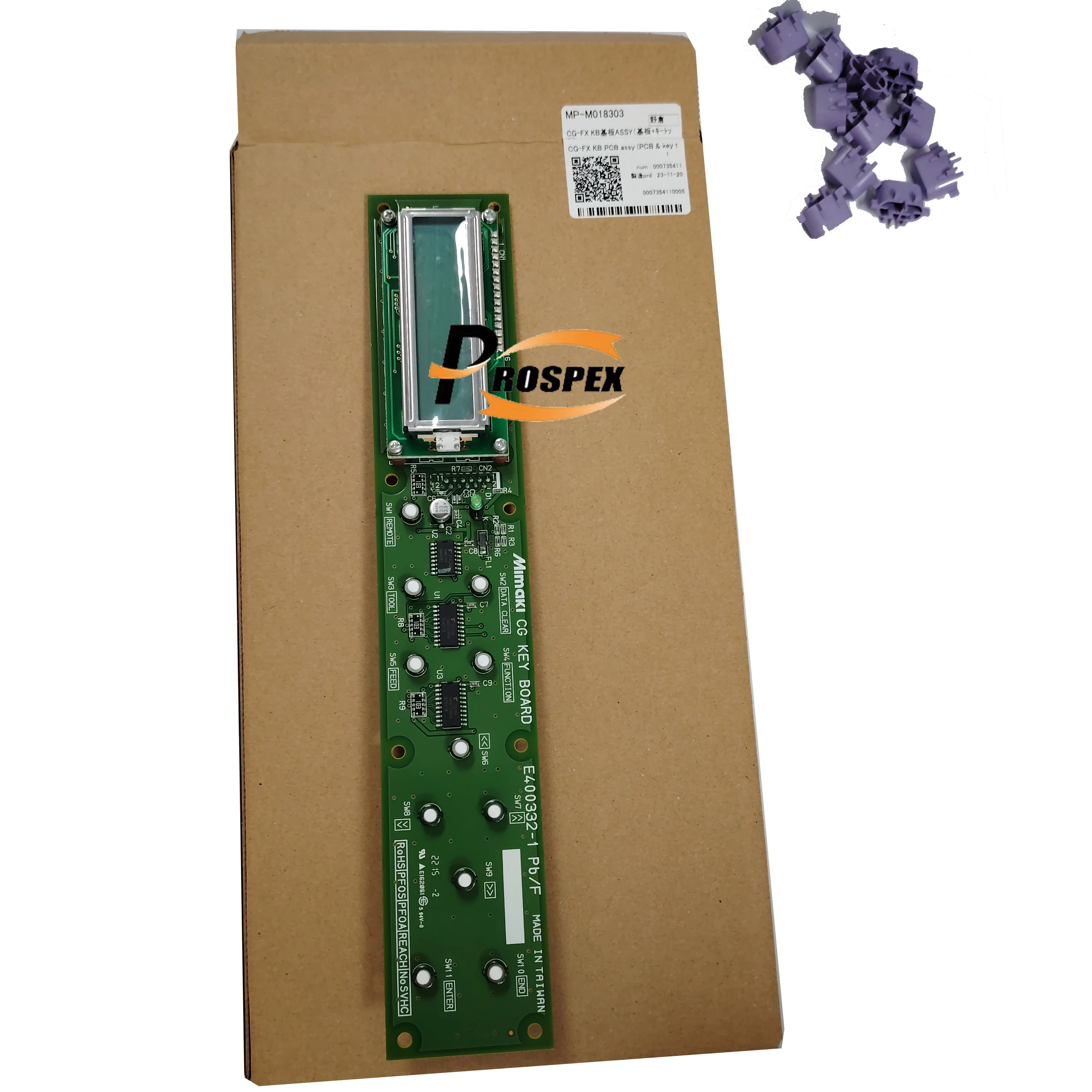 

MimakI Original CG-FX KB PCB ASSY MP-M018303 for CG-100SRII/CG-130FX/CG-130FXII/ CG-130SR/CG-130SRII/CG-160FX