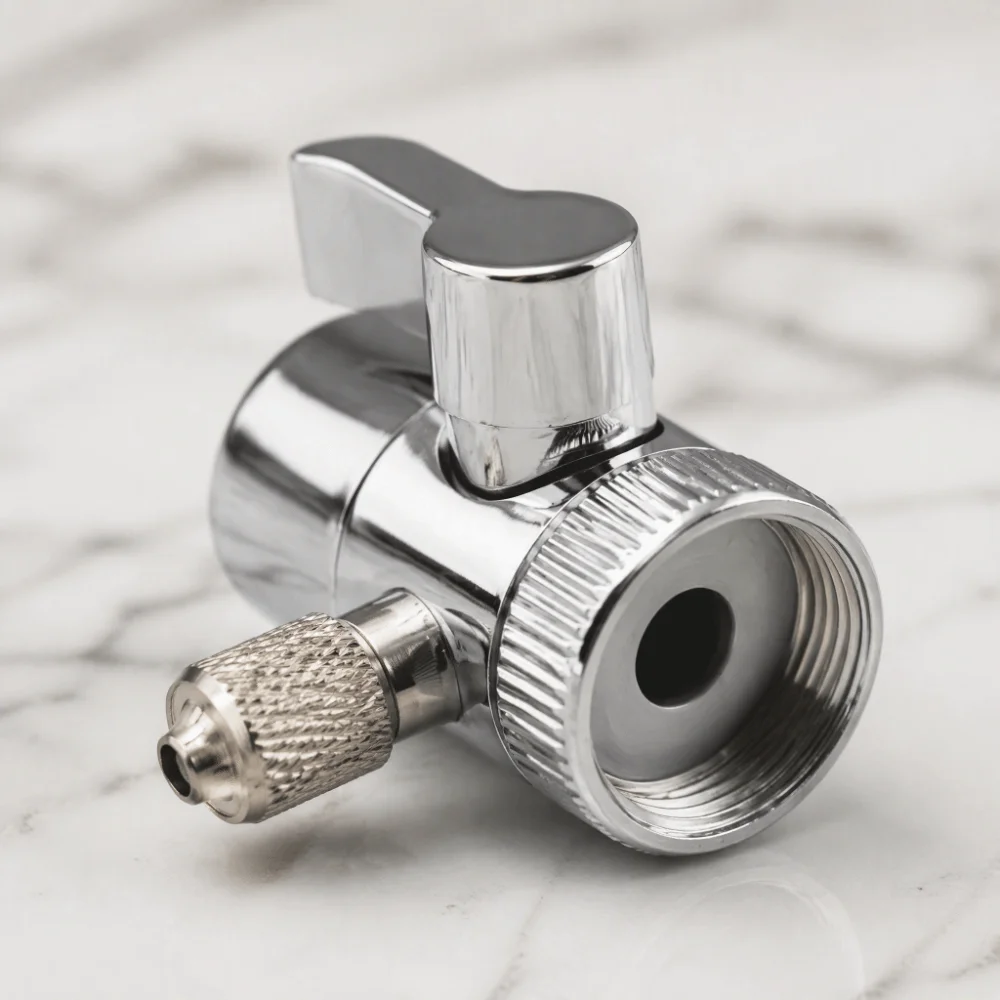 3pcs High Temperature Proof Faucet Diverter Valve Universal Fit Design Faucet Splitter Connector Faucet Diverter Kit