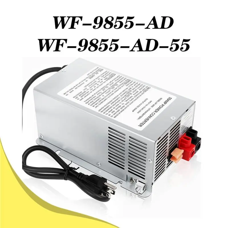 N26R-Deck Mount Three-Stage 55 Amp RV Power Converter Upgrade Model-WF-9855 For 9800 Series For Rvs Trailers US Plug