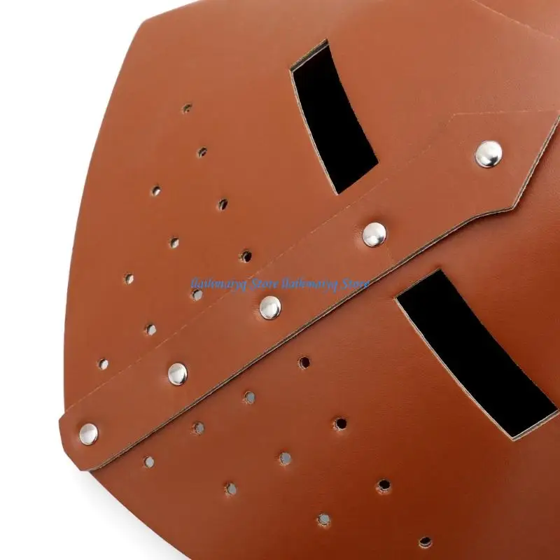 573B Medieval Crusader Soldier Costume Helmet Templars Knights Armour Helmet Gift