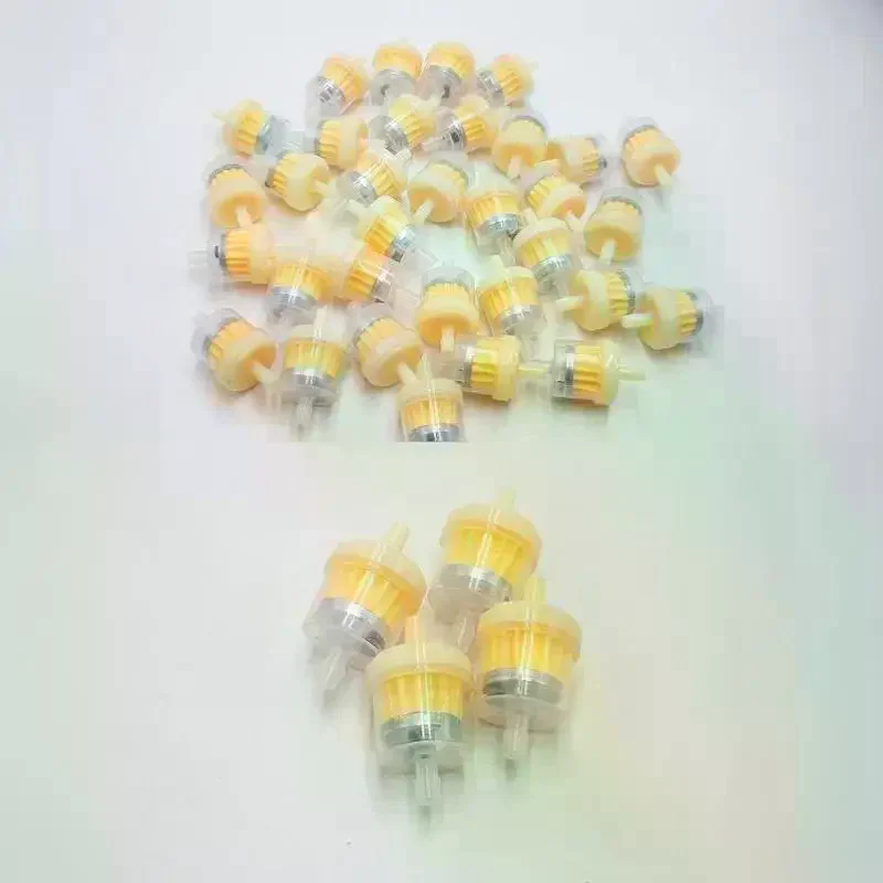 5 PCS Motorcycle  Fuel Filter With Built In Magnet High Efficiency Filtration Reduce Fuel Consumption Boost Engine Power