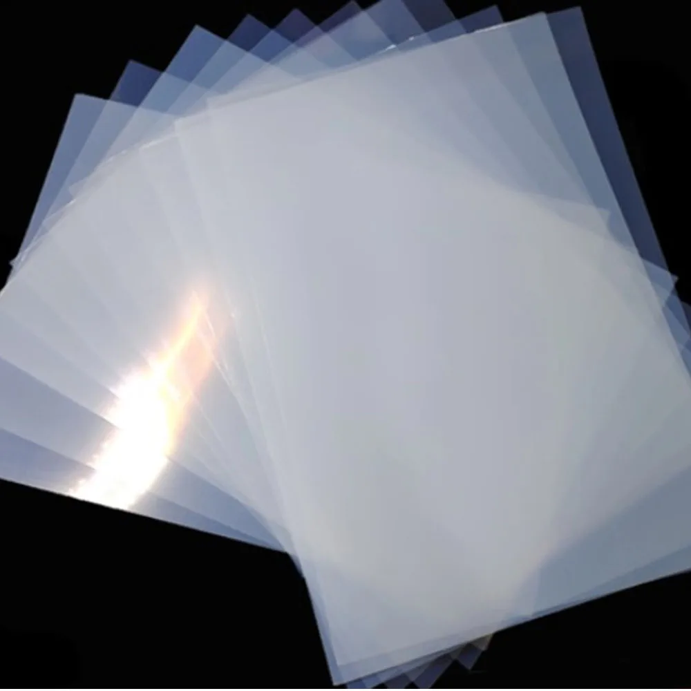 50 Pieces A3 PET Inkjet Laser Transparent Waterproof Transparency Film Screen Printing Material
