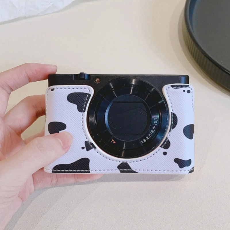 Custodia per fotocamera in pelle PU PU PETURA PER PROGETTAMENTO CONCELLATO CON TRIPIDI