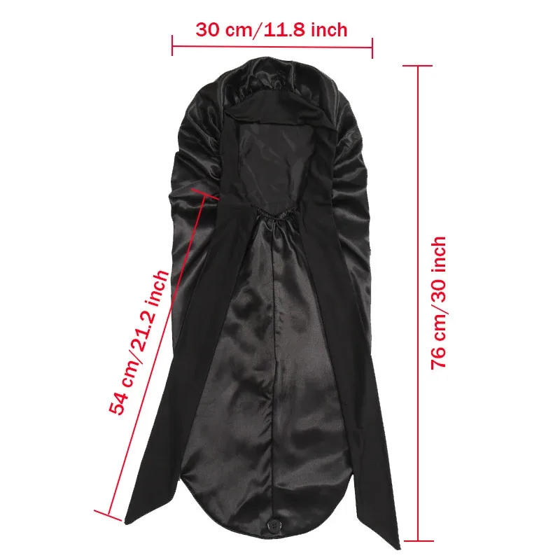 Touca de cetim longa, cor sólida, tamanho extra grande, com laço longo, para mulheres negras, para cuidados com os cabelos, para todos os tipos de cabelo.