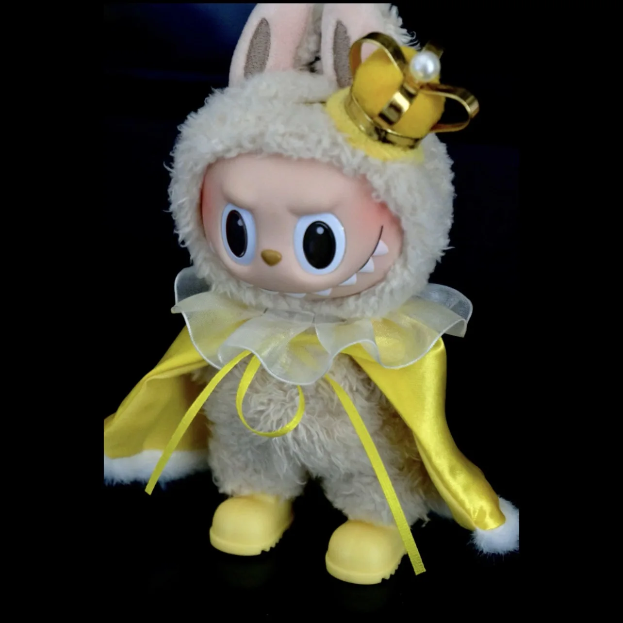 17cm Labubu Poppenkleertjes Het Monster Outfit Accessoires Kleding DIY Kids Gift King's Crown Queen's Sjaal V1 V2 V3 Kan dragen