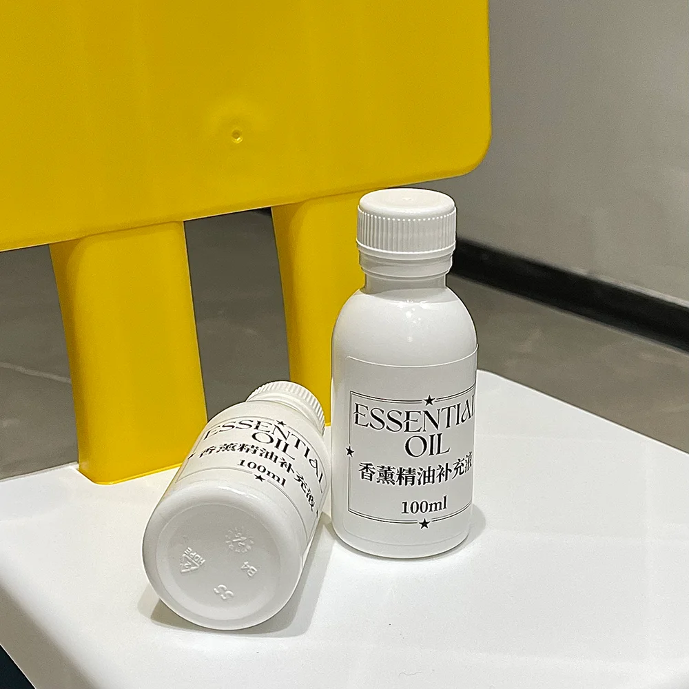 100ml 화이트 병 리드 디퓨저 오일, 오래 지속되는 홈 프래그런스 아로마테라피 교체용 에센셜 오일, 과일 오스만투스 백합