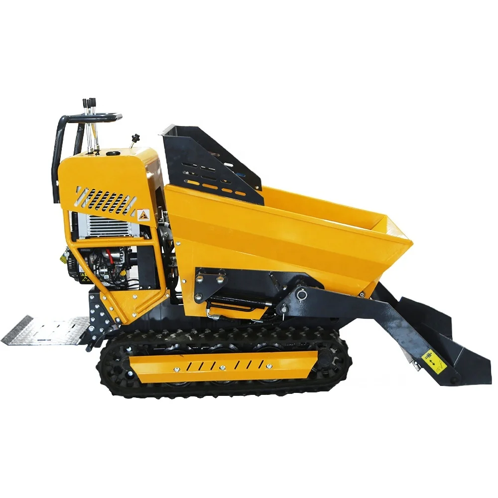 

Small Home Crawler Transporter Climber Standing Hydraulic Farm Tipper Mini Tracked Dumper Truck Price