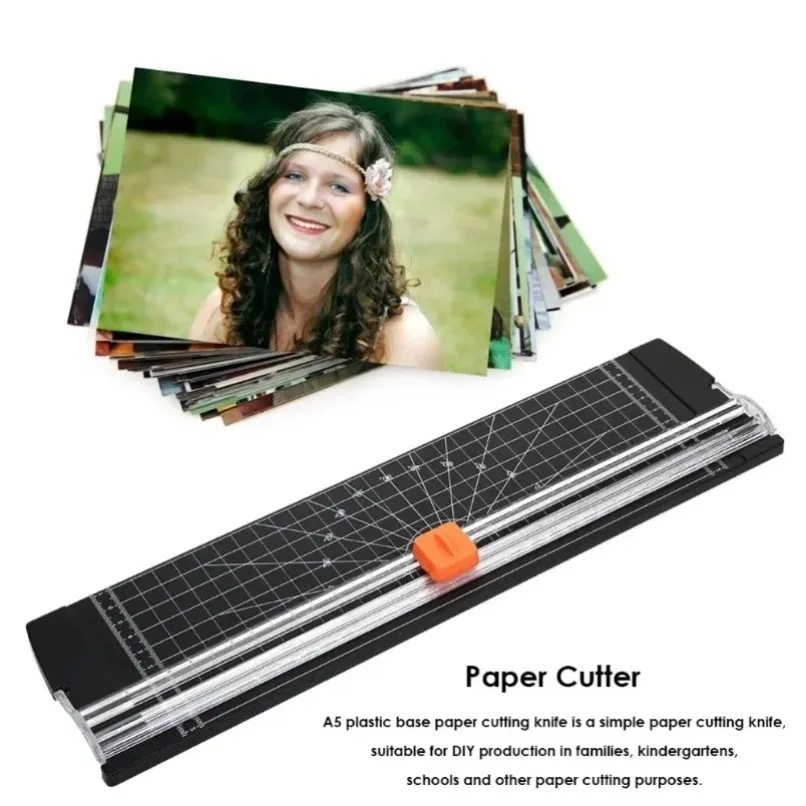 Rolling Paper Cutter A4 A3 Trimmer Precision Scale Ruler Guillotine 12 Sheet For Photo Craft Cardstock Office Home School Pro