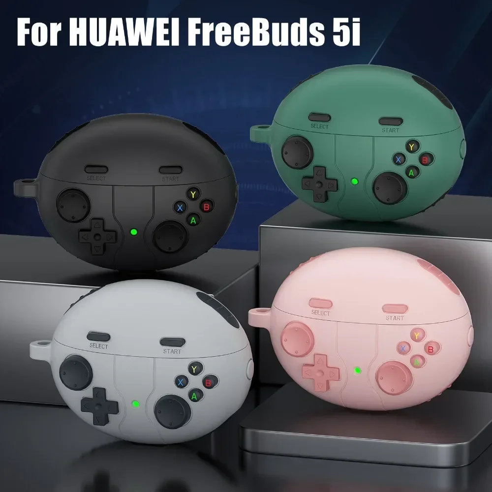 3D Earphone Case Silicone Game Console Styling Earphone Storage Case Dustproof Cartoon Style for HUAWEI FreeBuds 5i