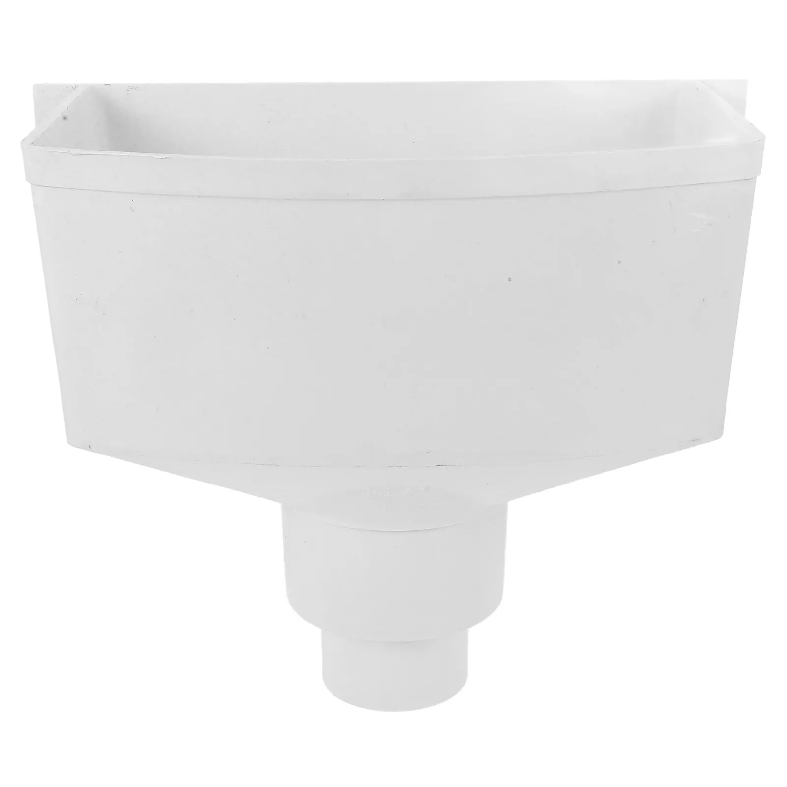 Heavy Duty PVC Gutter Downspout Adapter Seamless Transition Connector for Roof Rainwater System Diverter Drainage Gutter