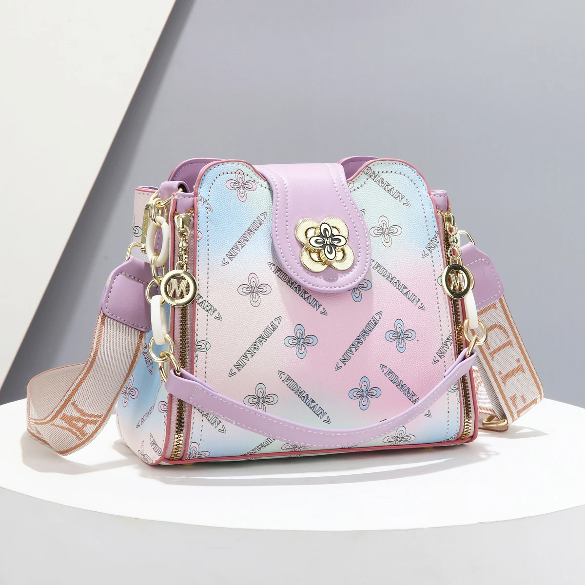 

Большая вместительная женская сумка-ведро, легкая мягкая сумка через плечо для повседневного использования, элегантная женская сумка на плечо