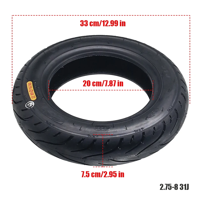 Вакуумная шина 2.75-8 в основном используется для электрических велосипедов.