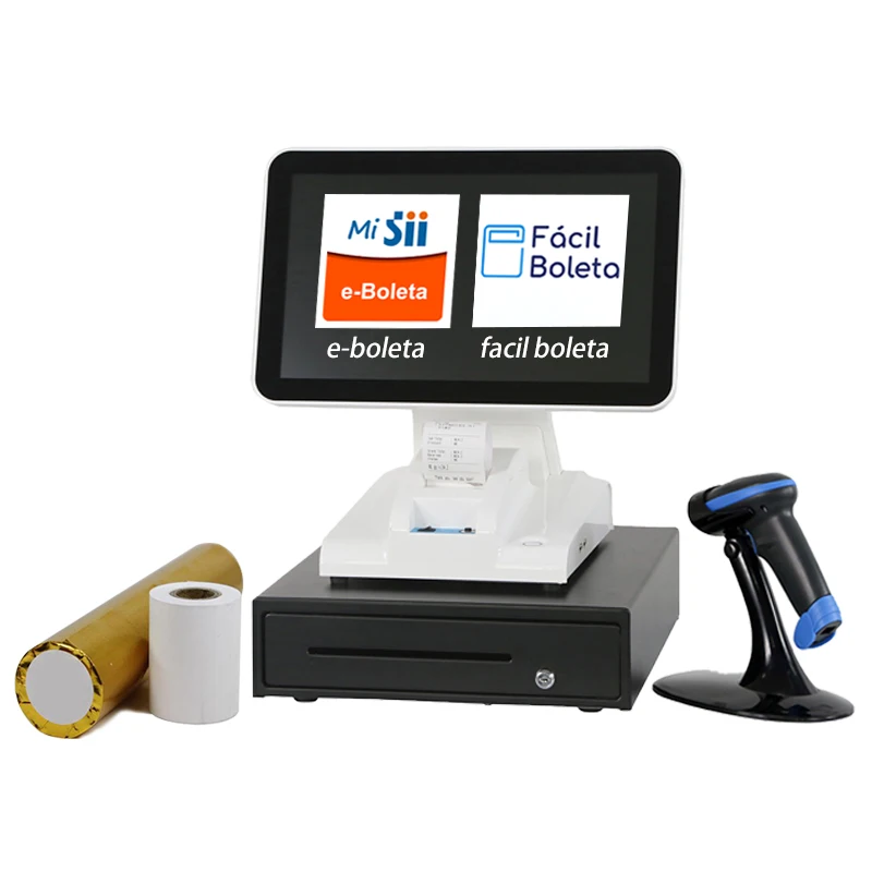 All-in-One POS System Android 15 inch Desktop Hardware Cashier Machine for Point of Sale System