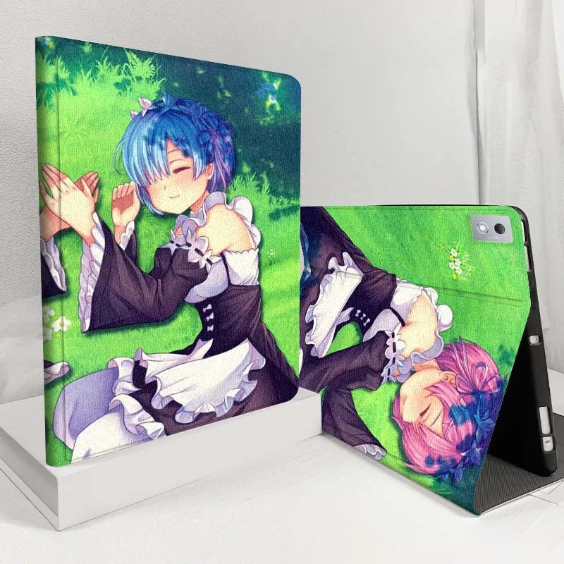 R-Re Z-ZEROS Anime Girl Tablet Case For Xiaoxin Legion Tab Y900 Y700 K10 M10 P11 Pad Pro GT Plus 3rd Gen 4 8.8 11 11.5