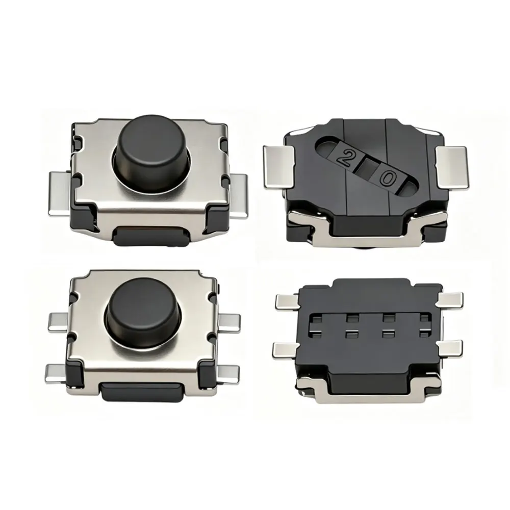 50pcs 3*4*2MM Tact Turtle SMD 2Pin 4pin Mini Buttons Micro Switch 3X4X2MM 2H Power Switch