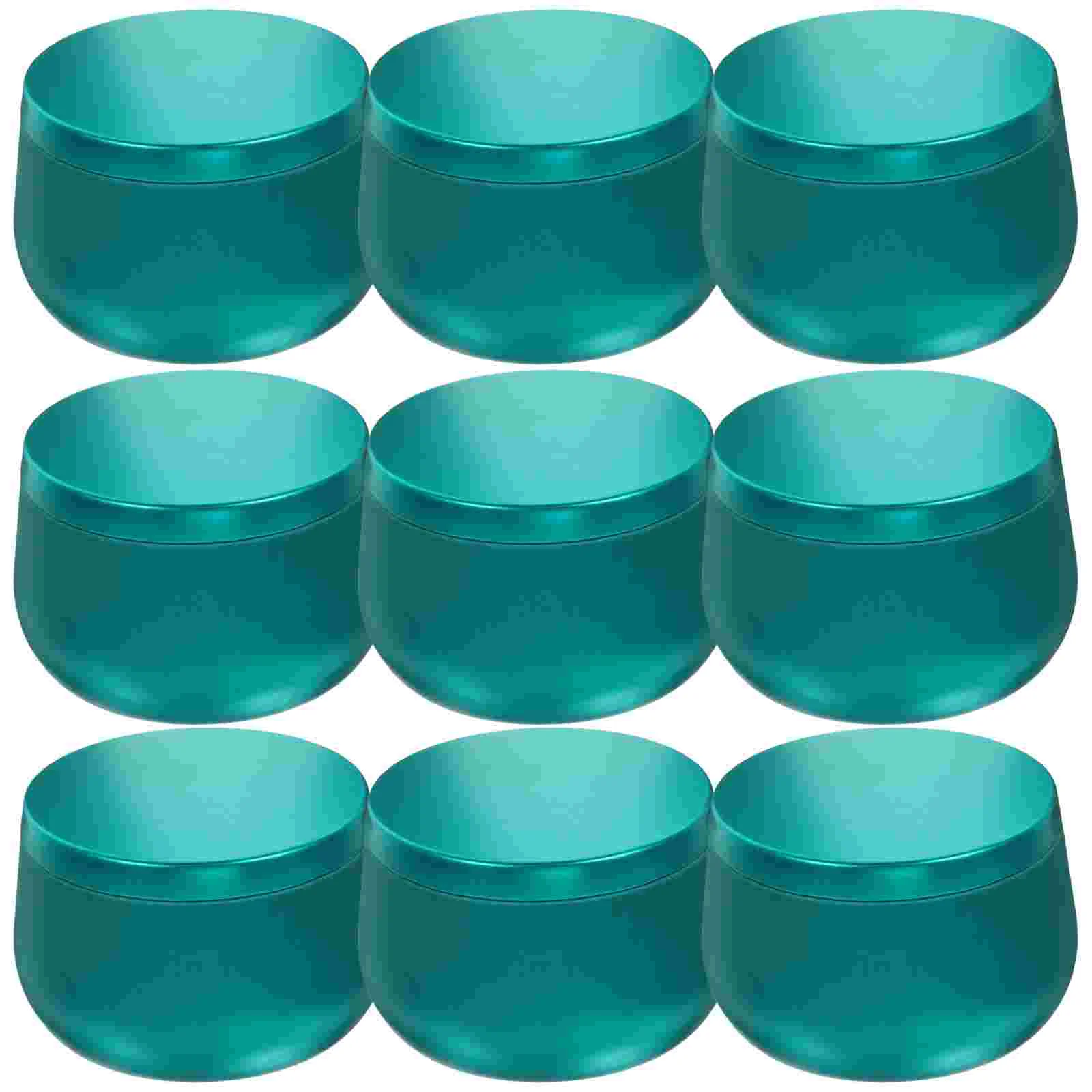 12 Pcs Belly Storage Jar Beads Container Candy Tinplate Jars Mold Jewelry Holder Sundries Baby Wicks