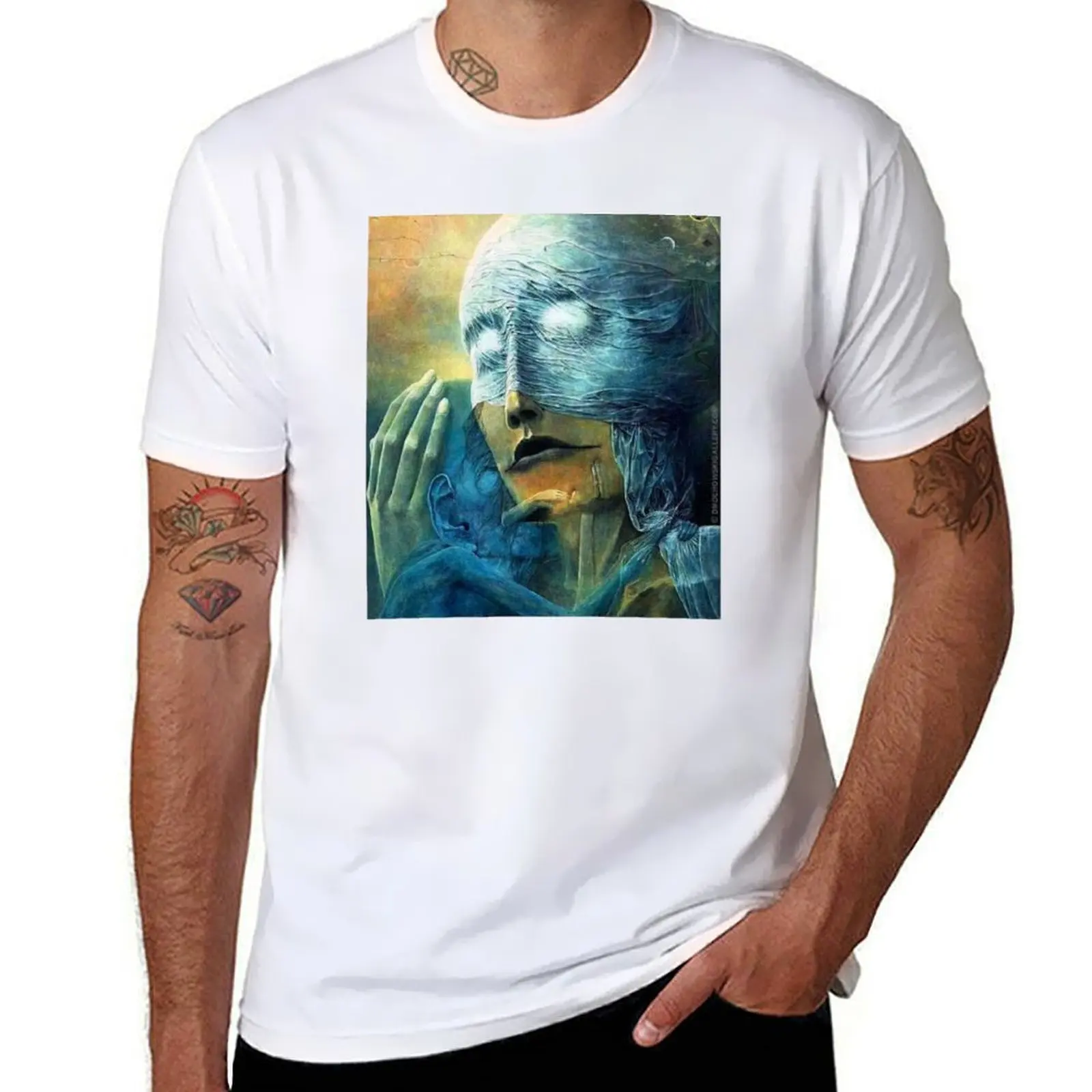 

beksinski T-Shirt t shirts for man cotton cotton t shirts high quality T-Shirt