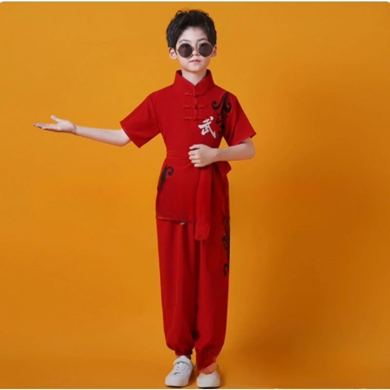 Martial Arts Suit Outfit Changquan Costume For Girl Boy Children Adult Chinese Traditional Wushu Uniform Kids Kung Fu Clothes