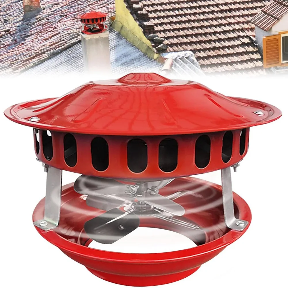 

100W 220V Chimney Fan Powerful Smoke Extraction Stoves Fireplaces Fire Pits Ovens Boilers Flue Replaces Fan Exhaust Gas 12-21Cm