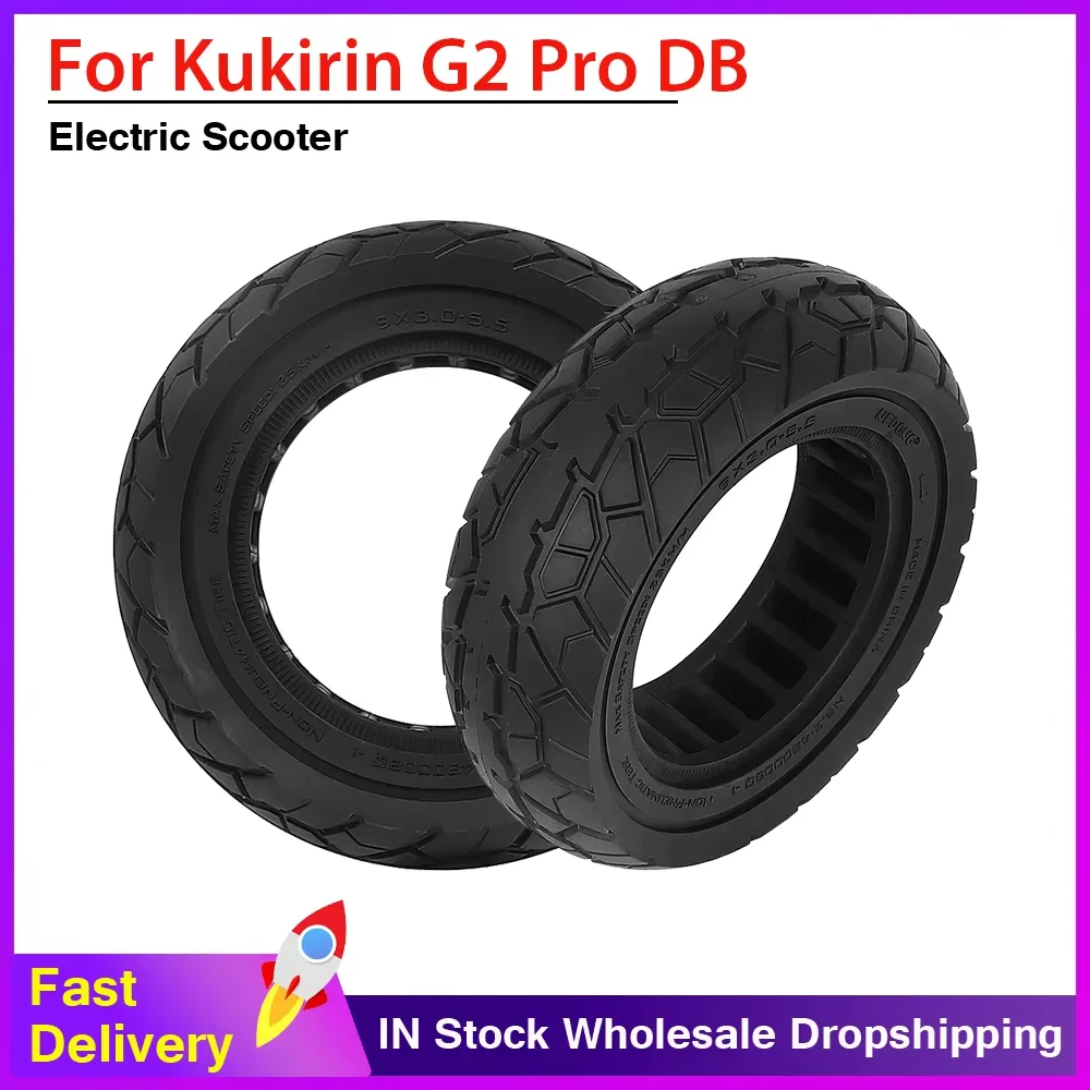 

Электрический скутер 9x3,0-5,5, твердые шины для Kukirin G2 Pro DB, сменные шины, резиновые, устойчивые к проколам, детали и аксессуары для скутера