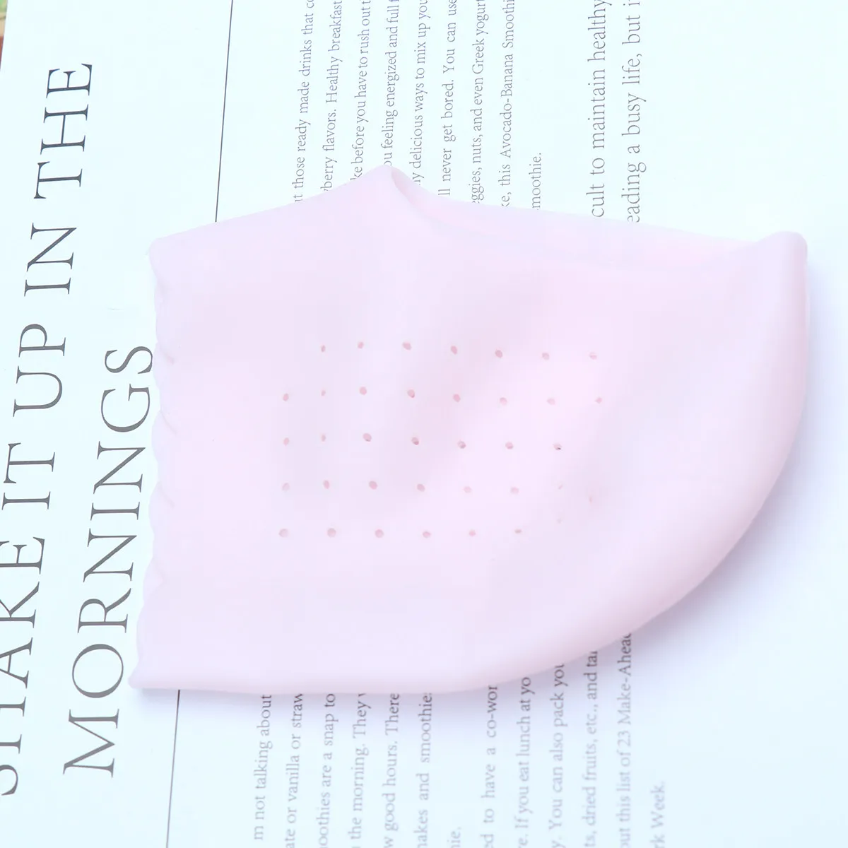 1Pair Heel Protective Sleeve Gel Heel Socks Soft Moisturizing Foot Care Protector for Cracked Skin Pain Relief Breathable Skin