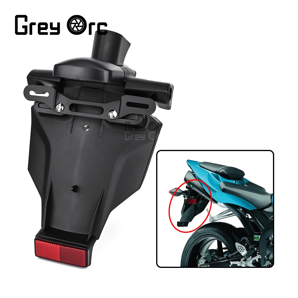 High Quality For Yamaha YZF R1 YZF-R1 2004 2005 2006 04 05Motorcycle Mudguard Rear Fender Rear Splash License Plate Frame Bracke