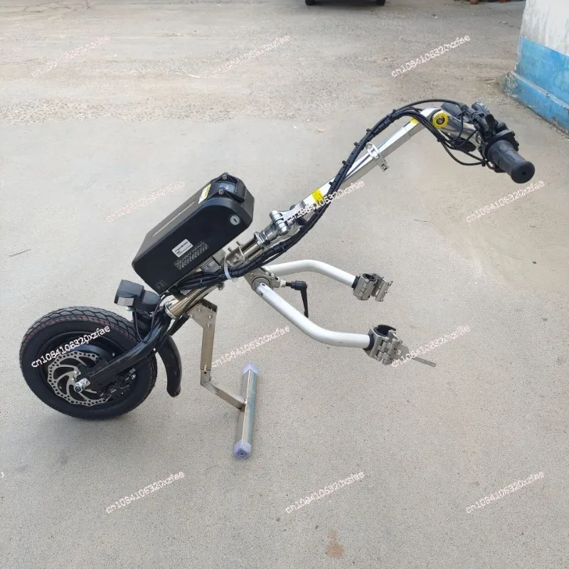 Electric Wheelchair Front Drive Unit - Foldable Outdoor Power Head with Lithium Battery for Sports & Mobility Wheelchairs