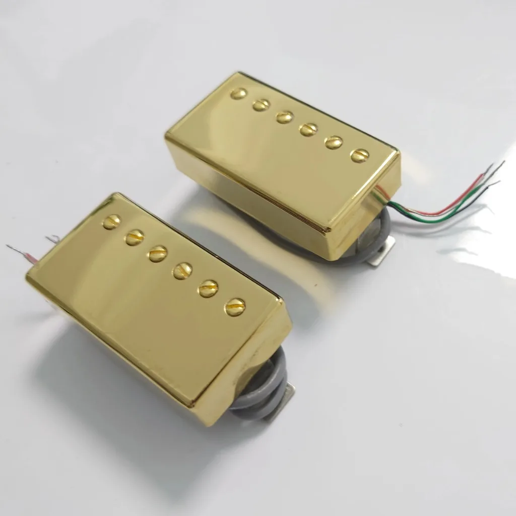 

New Arrival Electric Guitar BB1 Neck & BB2 Bridge Pickups Set Alnico 5 Humbucker Pickups for LP Guitar Parts Gold Choose