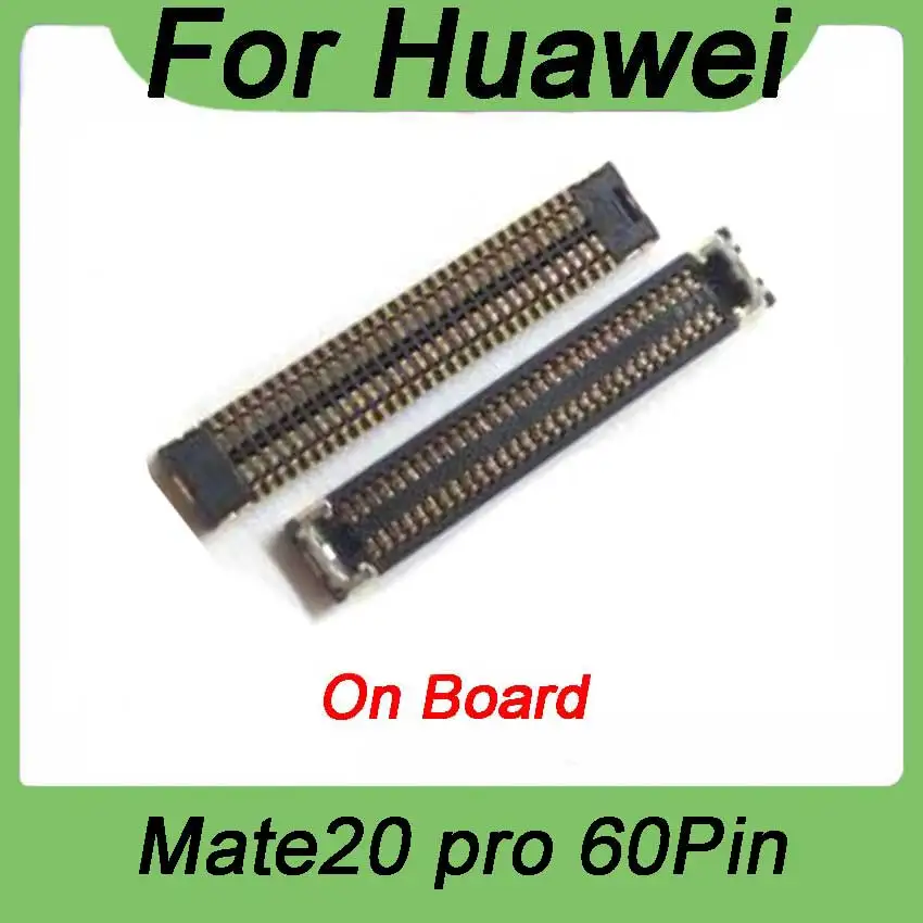 5Pcs USB Charging Port FPC connector For Huawei  Mate20 pro charger Logic on motherboard mainboard flex cable 60Pin