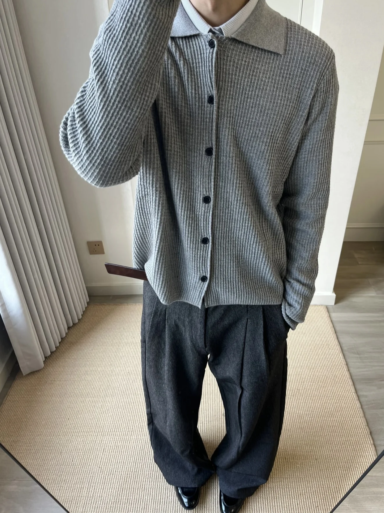 American Sle Cardigan lavorato a maglia vintage Casual Loose Fit Uomo Donna Primavera Autunno Cleanfit Capispalla per il tempo libero Lungo Sve