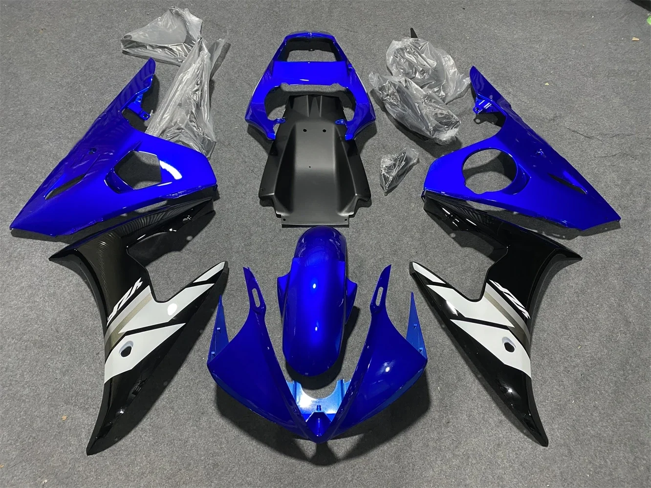 

Motorcycle Fairing Kit for YZF-R6 03-05 YZF600 2003 2004 2005 Fairing Black Blue White motorcycle housing