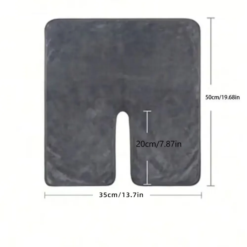 U-Shaped Ultra-Fine Fiber Beauty Towel - Soft Absorbent Quick-Dry for Salon & Spa
